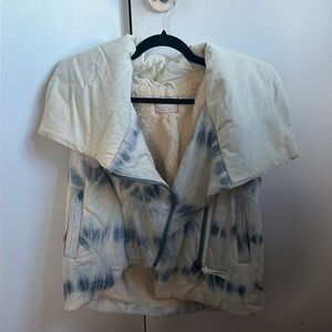 Free People Just a Little Puffer Vest Size Large NWOT